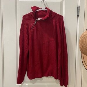 NEW…RD STYLE Asymmetrical Zip Pullover Sweater